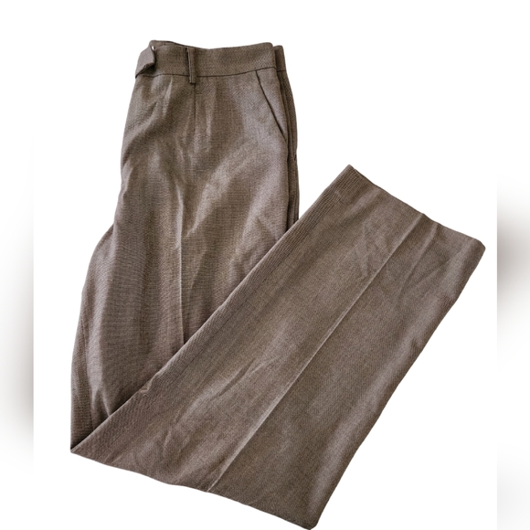 Calvin Klein Brown High Waisted Trousers Size 12 - Picture 1 of 10